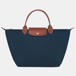 Longchamp Navy Tote Bag